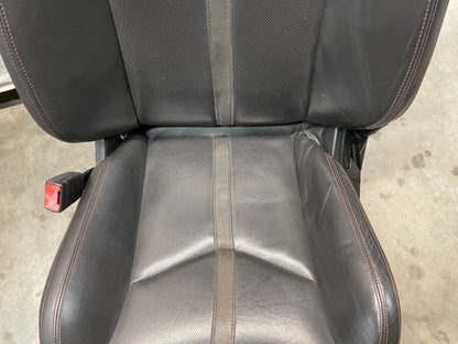 2017 Chevy SS Sedan Front LH Driver Seat Black Leather Alcantara Suede OEM