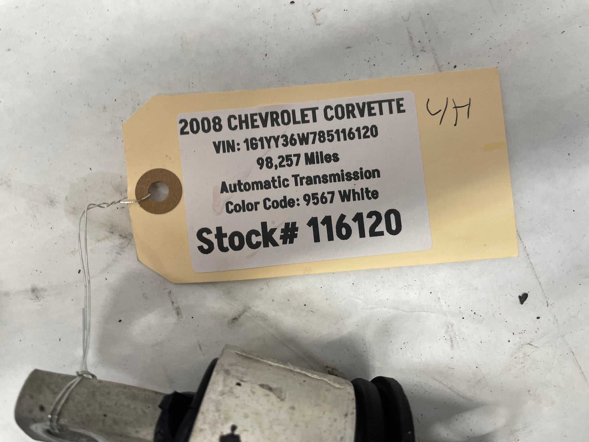 2008 Chevy Corvette LH Driver Upper Front Control Arm OEM - Day's Parts Yard