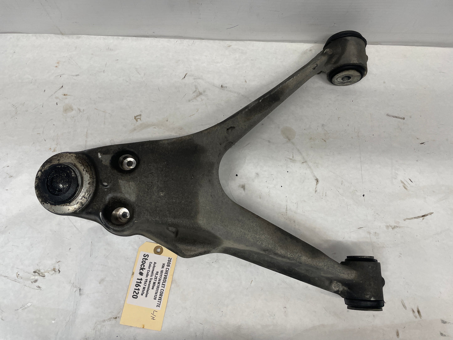 2008 Chevy Corvette Front Lower Control Arm LH Driver OEM - Day's Parts Yard