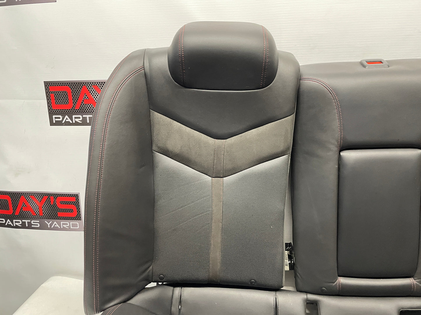 2017 Chevy SS Sedan Rear Seats Set Black Leather Alcantara Suede OEM