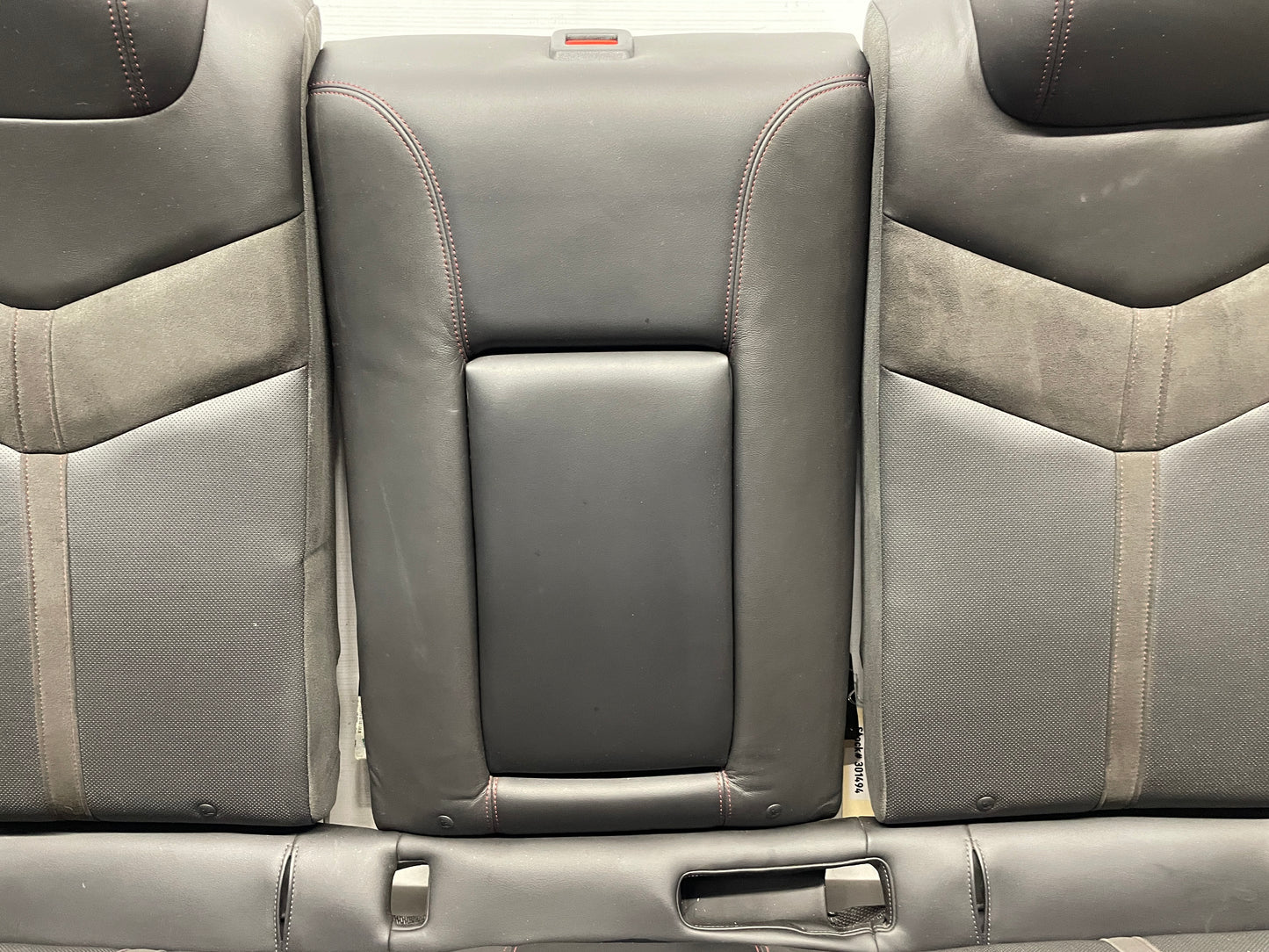 2017 Chevy SS Sedan Rear Seats Set Black Leather Alcantara Suede OEM