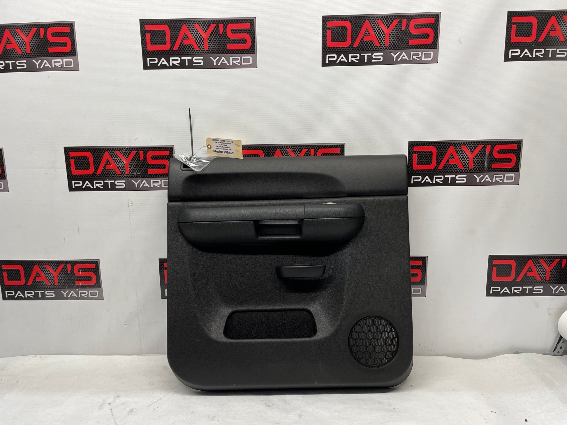 2013 GMC Sierra C1500 SLE LH Driver Rear Door Panel OEM - Day's Parts Yard