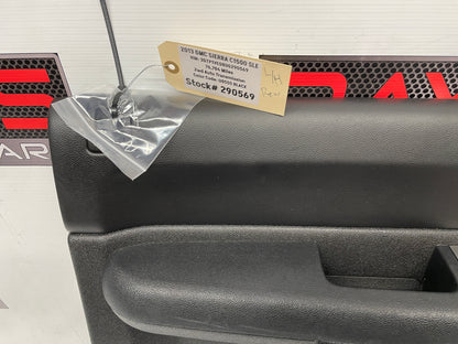 2013 GMC Sierra C1500 SLE LH Driver Rear Door Panel OEM - Day's Parts Yard