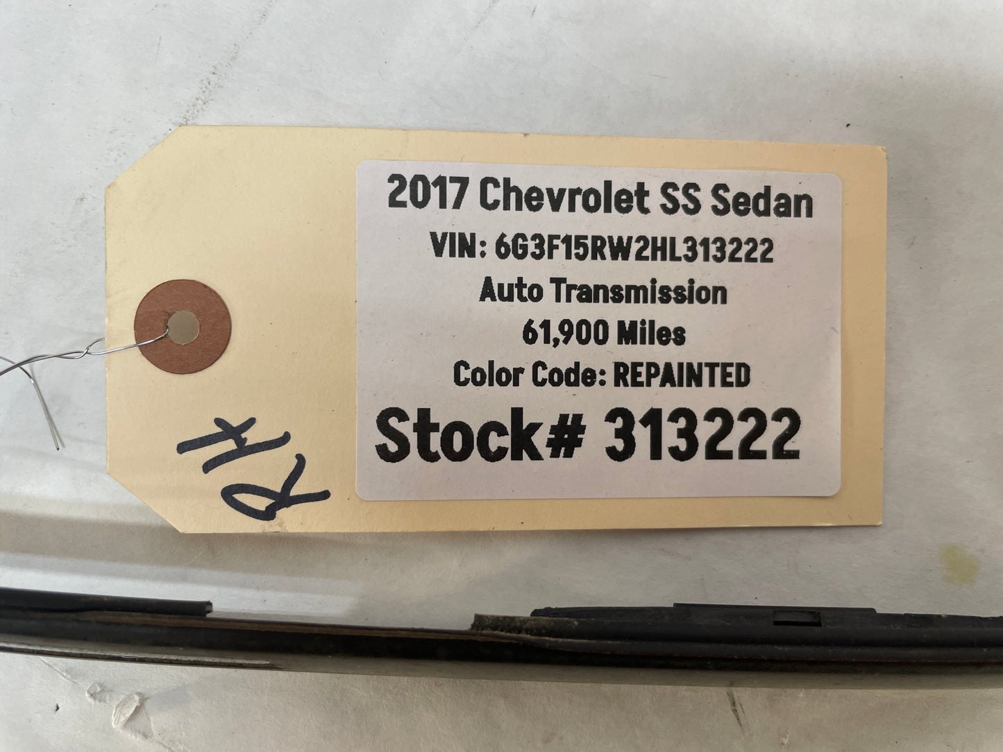 2017 Chevy SS Sedan Roof Top Trim Finish Panel Moldings RH & LH OEM - Day's Parts Yard