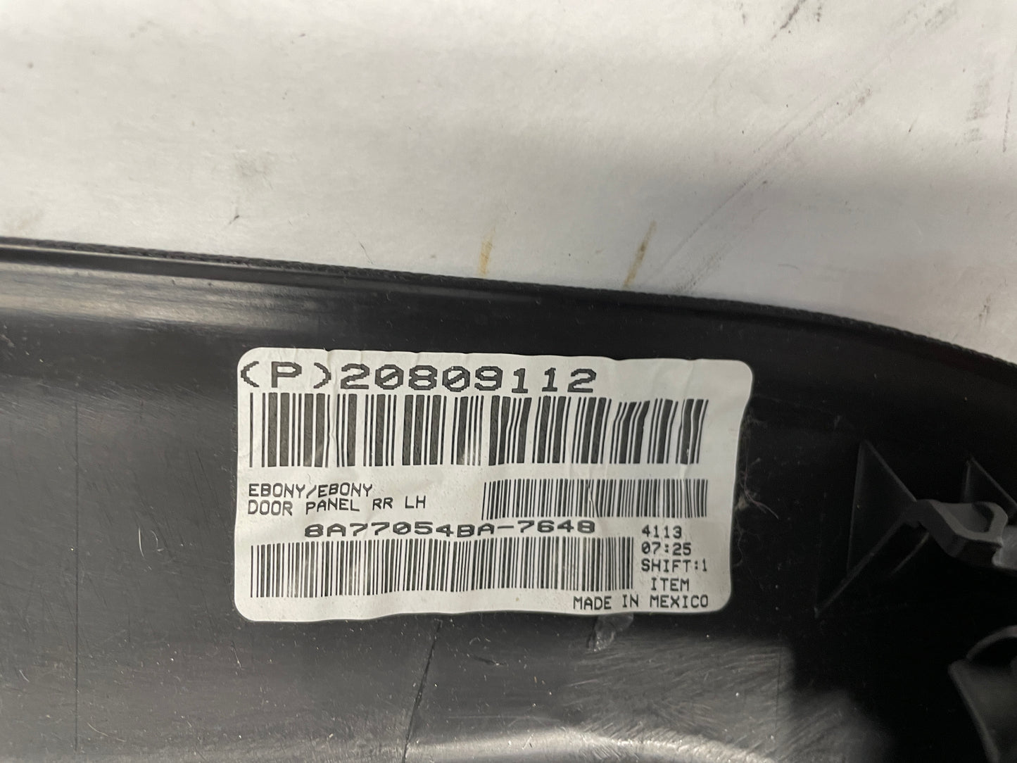 2013 GMC Sierra C1500 SLE LH Driver Rear Door Panel OEM - Day's Parts Yard