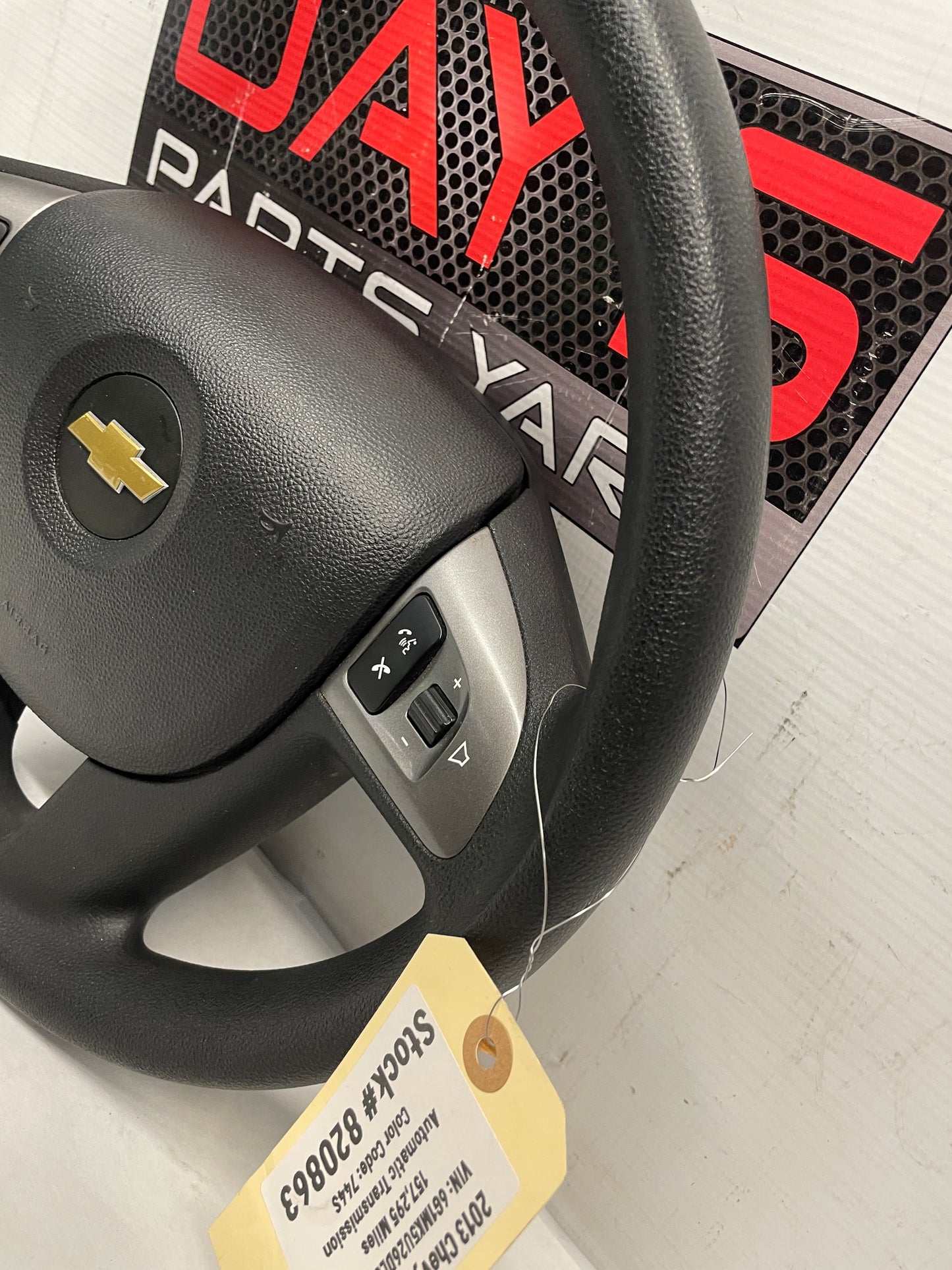 2013 Chevy Caprice Complete Steering Wheel w/ Bag OEM - Day's Parts Yard