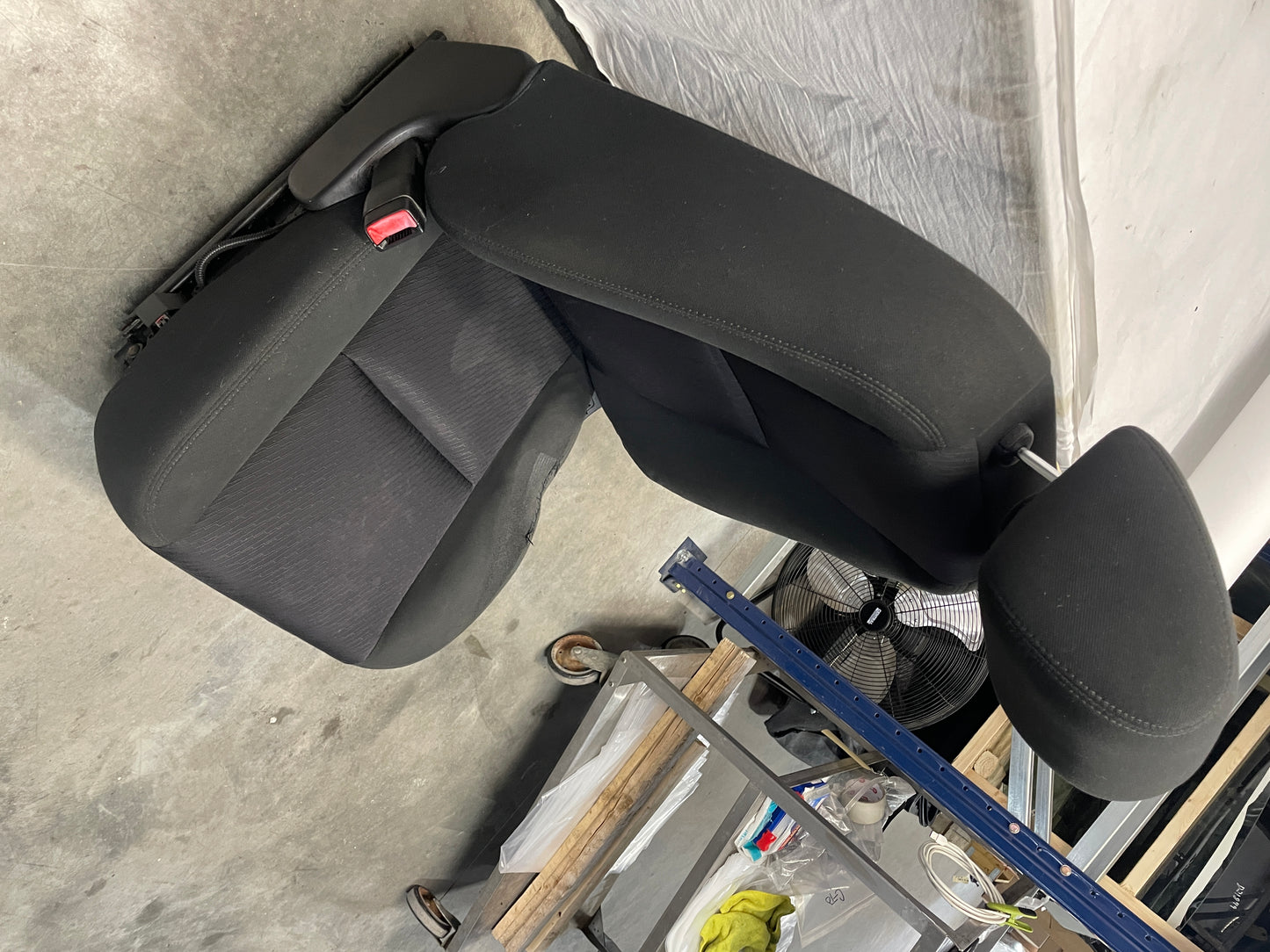 2015 Chevy Silverado K1500 Seats RH & LH Front Black Cloth OEM LOCAL PICK UP - Day's Parts Yard