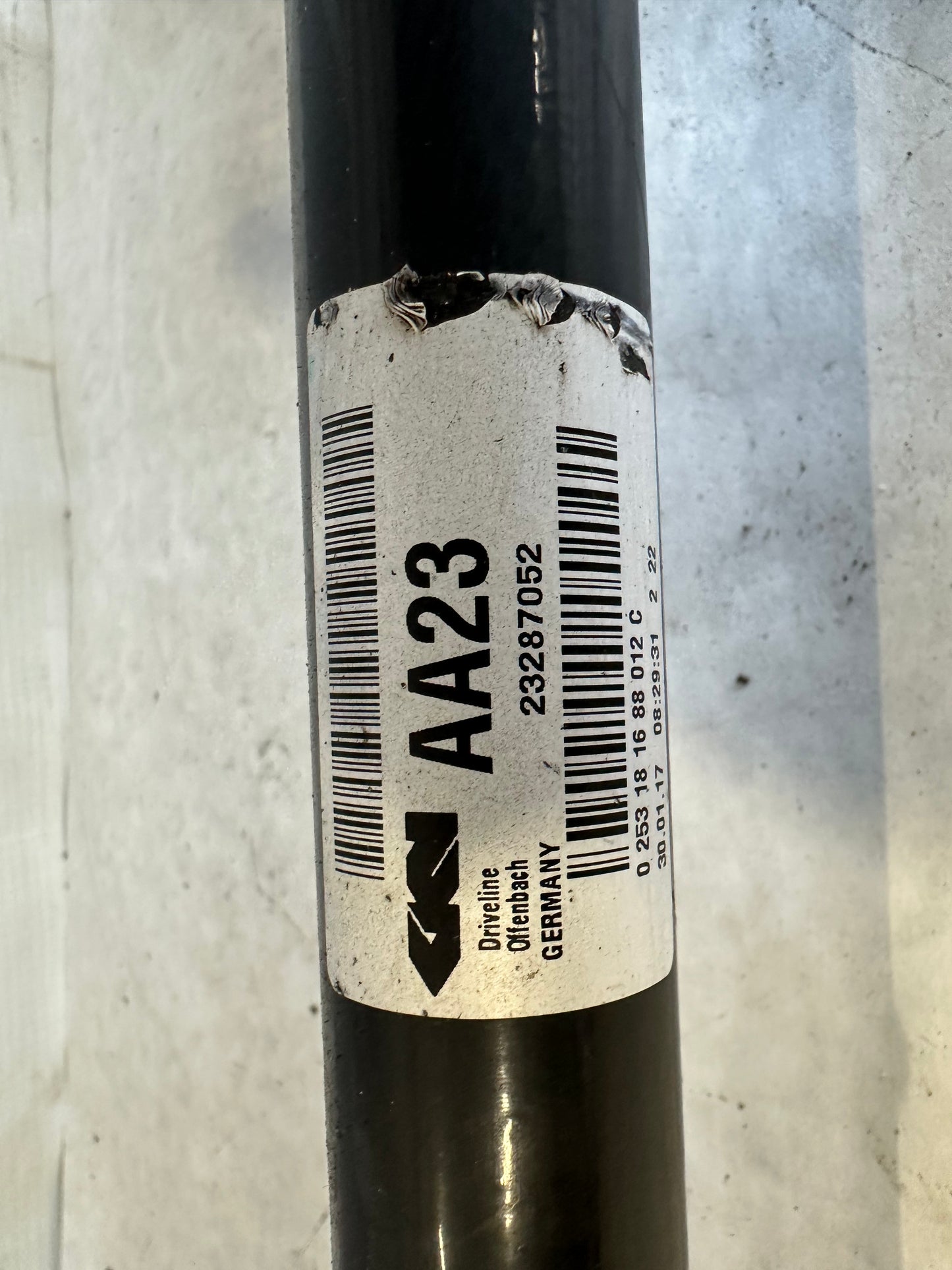 2017 Chevy Camaro ZL1 RH Passenger CV Axle Shaft OEM - Day's Parts Yard