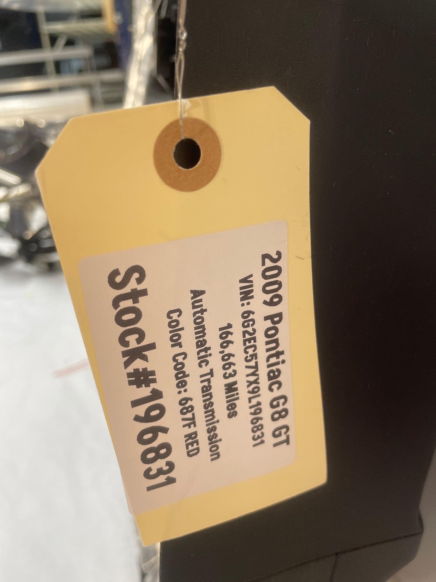 2009 Pontiac G8 RH Passenger Front Interior Door Panel Trim OEM