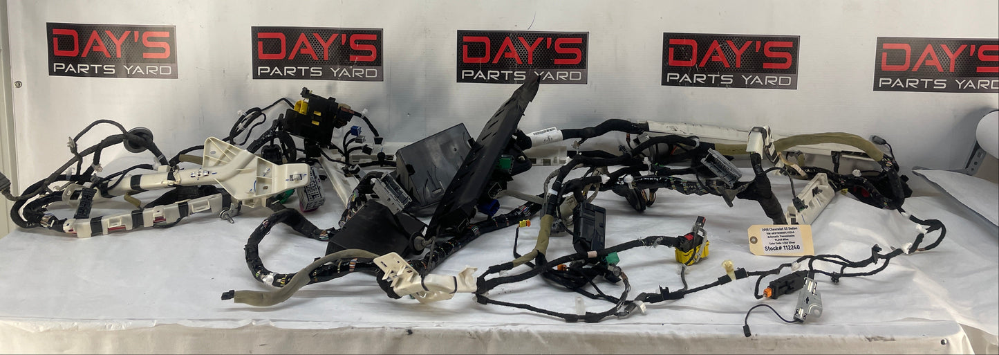 2015 Chevy SS Sedan Body Chassis Wire Wiring Harness Assembly OEM