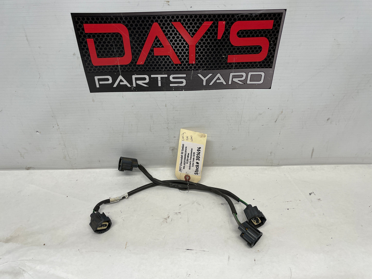 2017 Chevy SS Sedan Radiator Cooling Electric Fan Wire Wiring Harness OEM