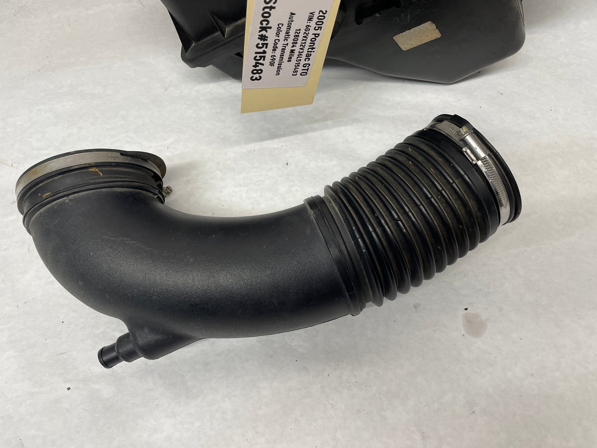 2006 Pontiac GTO Cold Air Intake OEM - Day's Parts Yard