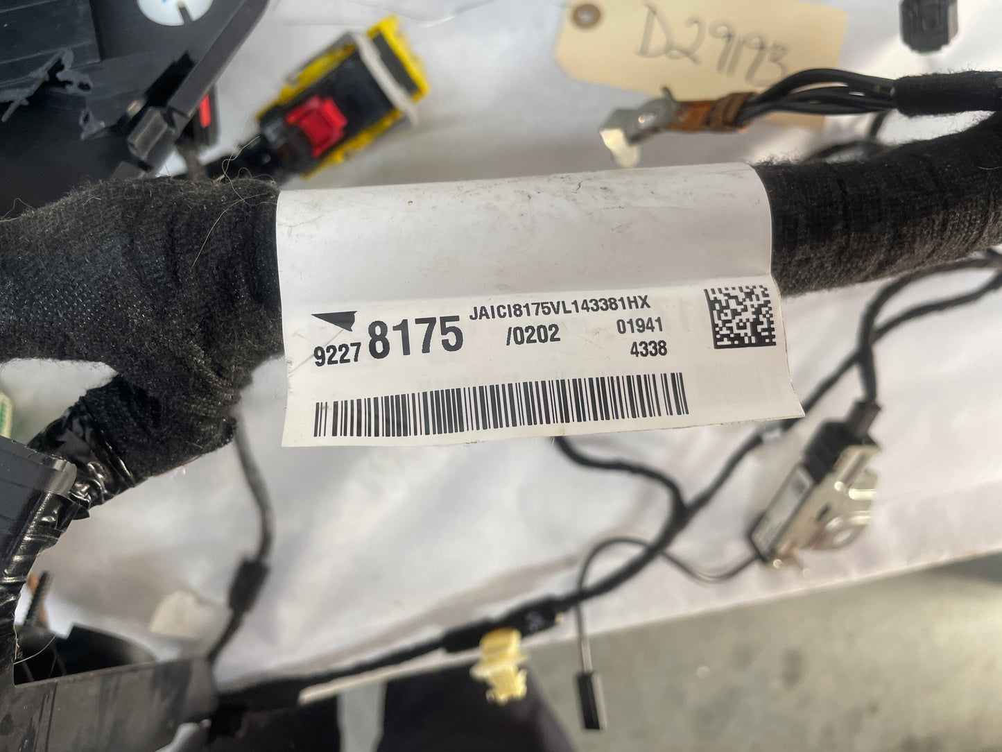 2015 Chevy SS Sedan Body Chassis Wire Wiring Harness Assembly OEM