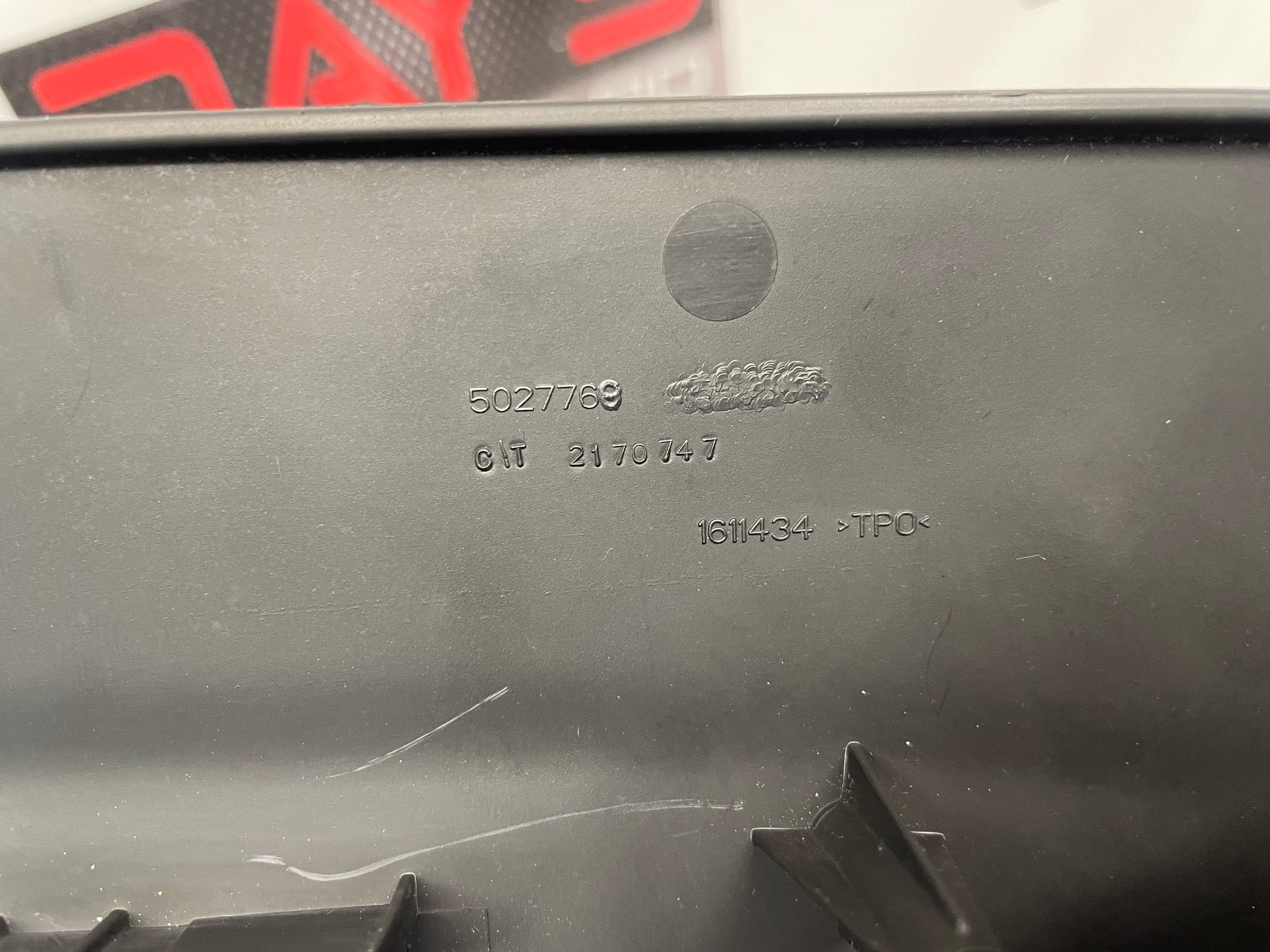 2008 Chevy Corvette LH Driver Seat Side Panel Trim OEM - Day's Parts Yard