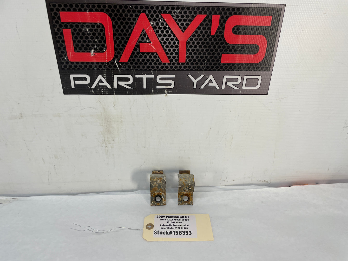 2009 Pontiac G8 Rear Suspension Stabilizer Sway Bar Brackets Clamps OEM