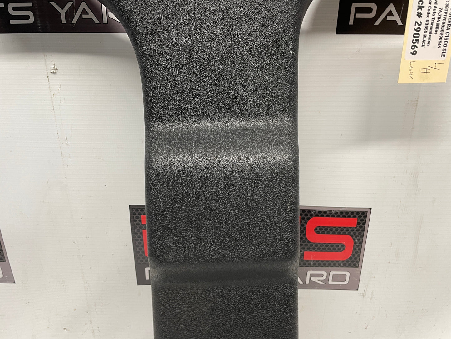 2013 GMC Sierra C1500 SLE LH Driver Rear Lower Door B Pillar Trim Panel OEM - Day's Parts Yard