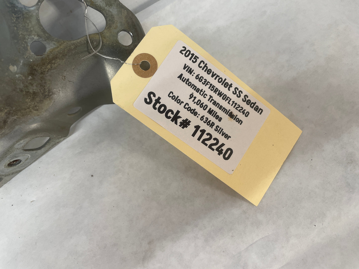 2015 Chevy SS Sedan LH Driver Weld On Hood Hinge Brackets OEM