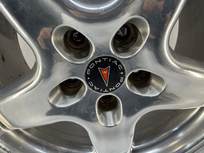 2001 Pontiac Firebird Trans AM WS6 Wheel Rim Factory OEM Polished 17X9 Speedline