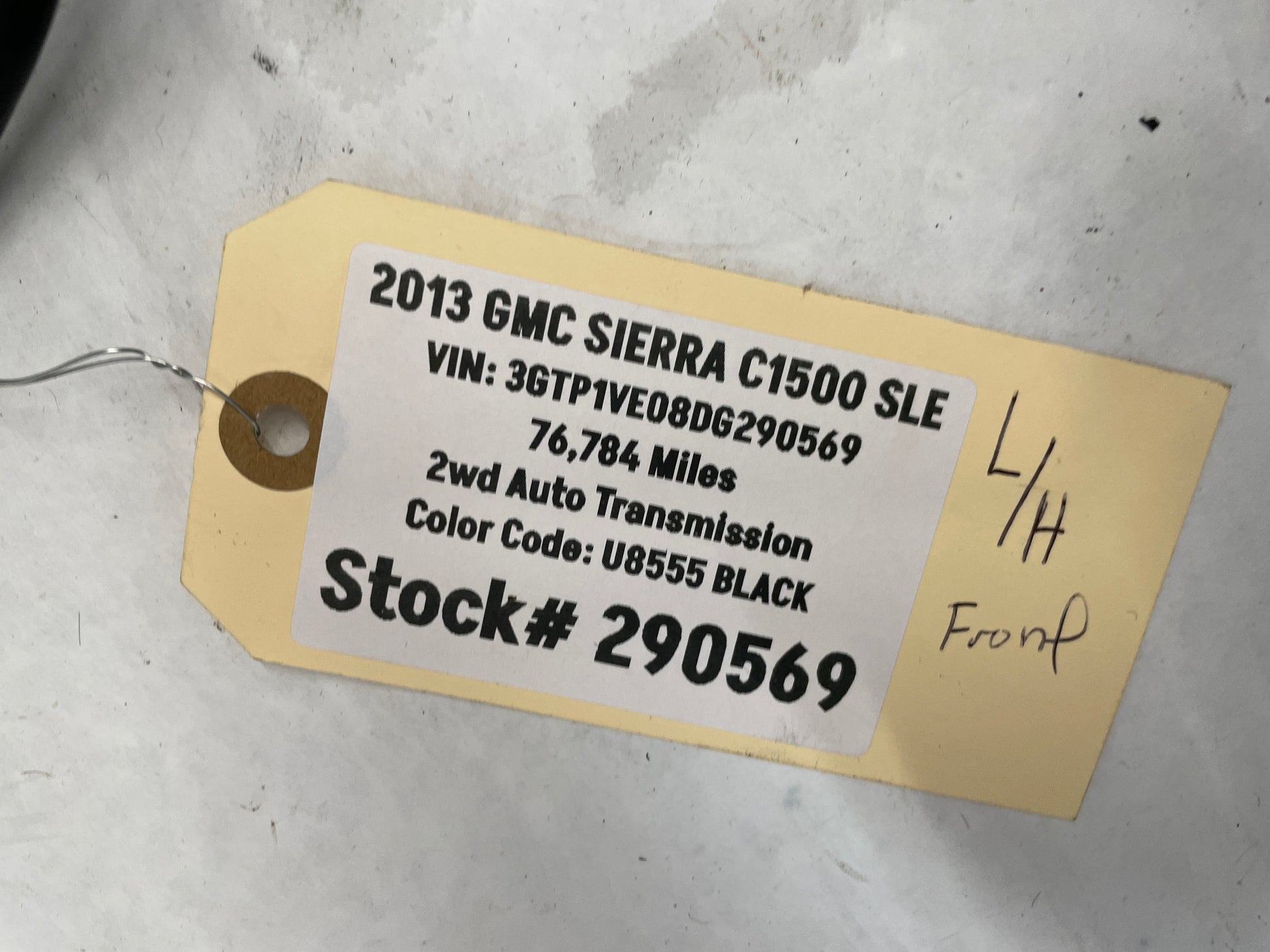 2013 GMC Sierra C1500 SLE LH Driver Exterior Mirror OEM - Day's Parts Yard