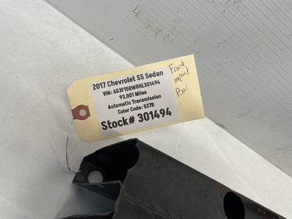 2017 Chevy SS Sedan Front Bumper Impact Bar OEM - Day's Parts Yard