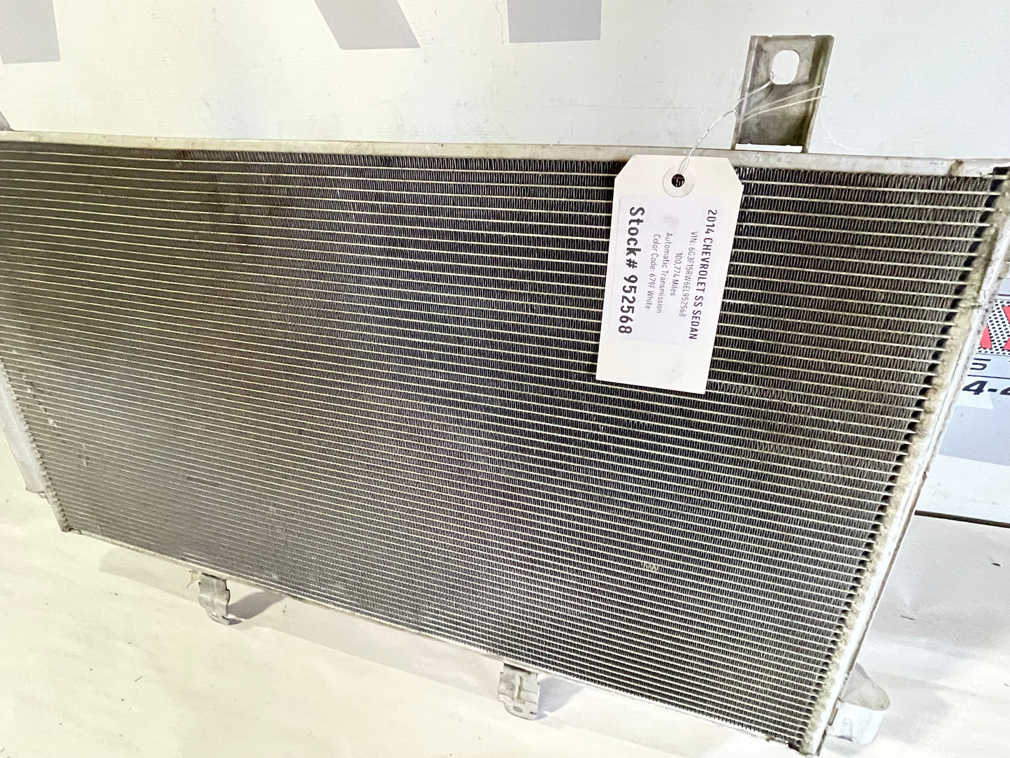 2014 Chevy SS Sedan AC A/C Air Conditioner Condenser OEM - Day's Parts Yard
