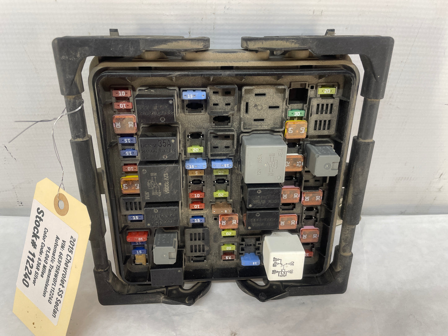 2015 Chevy SS Sedan Engine Bay Fuse Relay Wiring Wire Harness Junction Box Block OEM