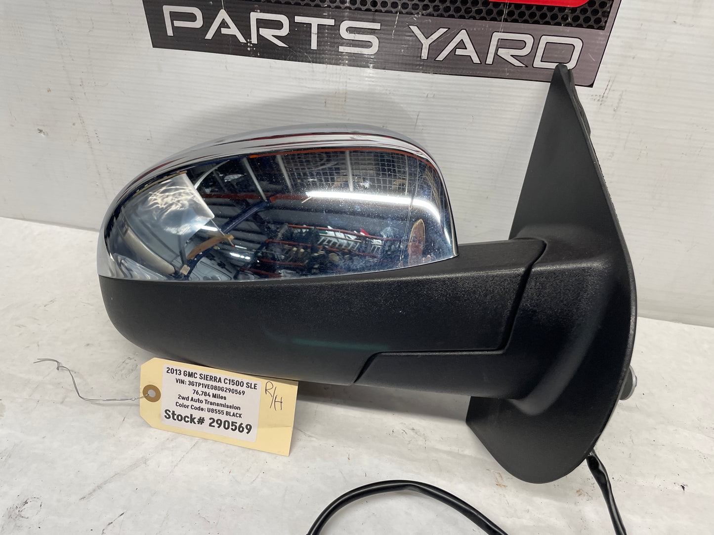 2013 GMC Sierra C1500 SLE RH Passenger Exterior Mirror OEM - Day's Parts Yard