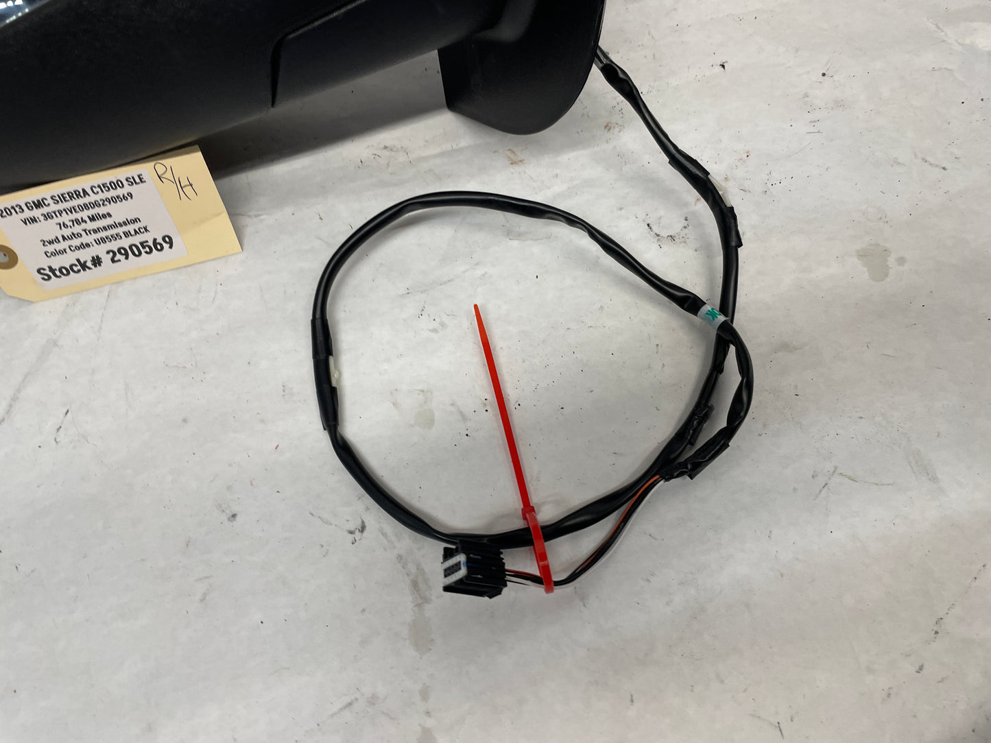 2013 GMC Sierra C1500 SLE RH Passenger Exterior Mirror OEM - Day's Parts Yard