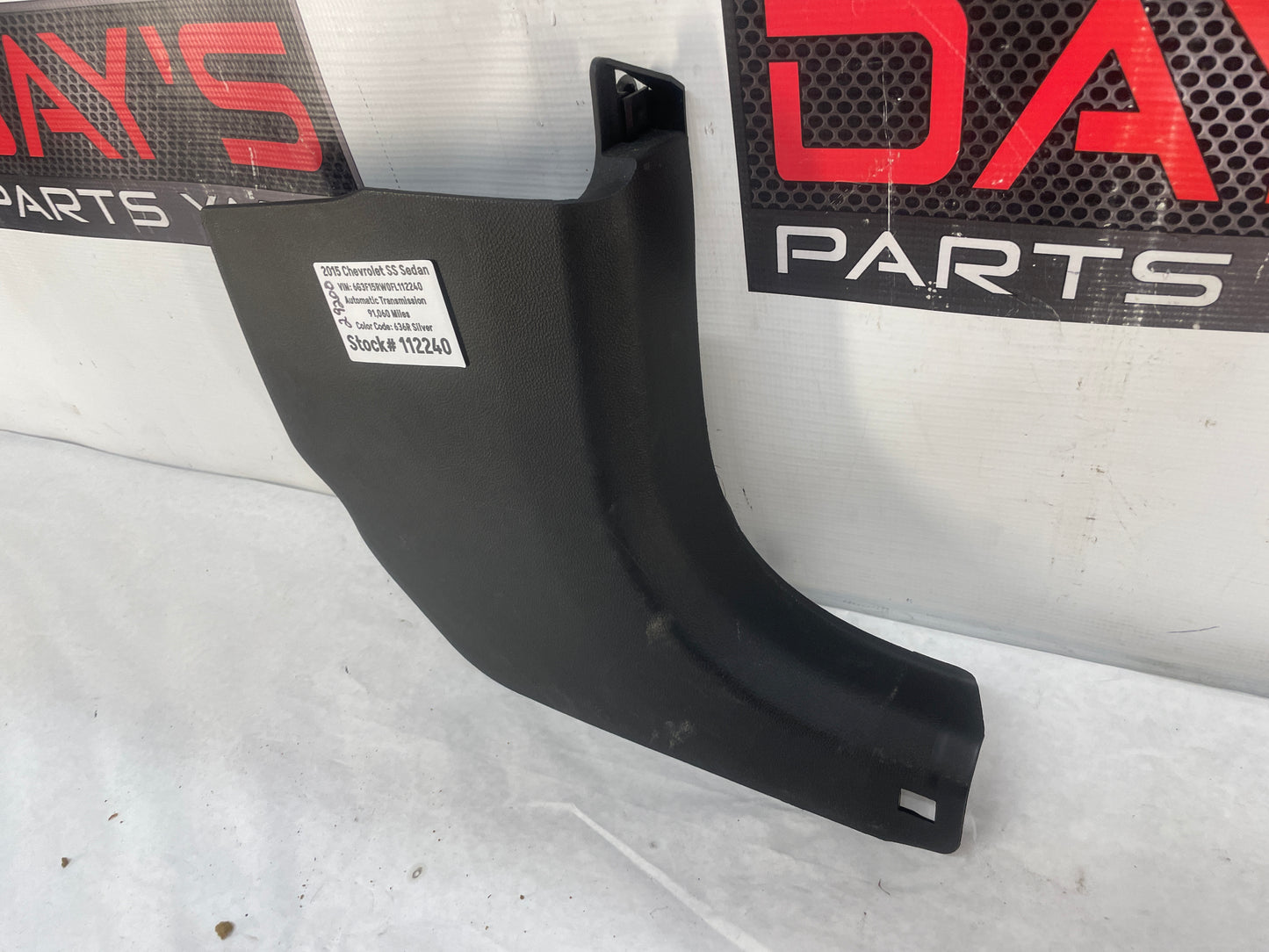 2015 Chevy SS Sedan RH Passenger Interior Kick Plate Panel Trim Sill Molding OEM