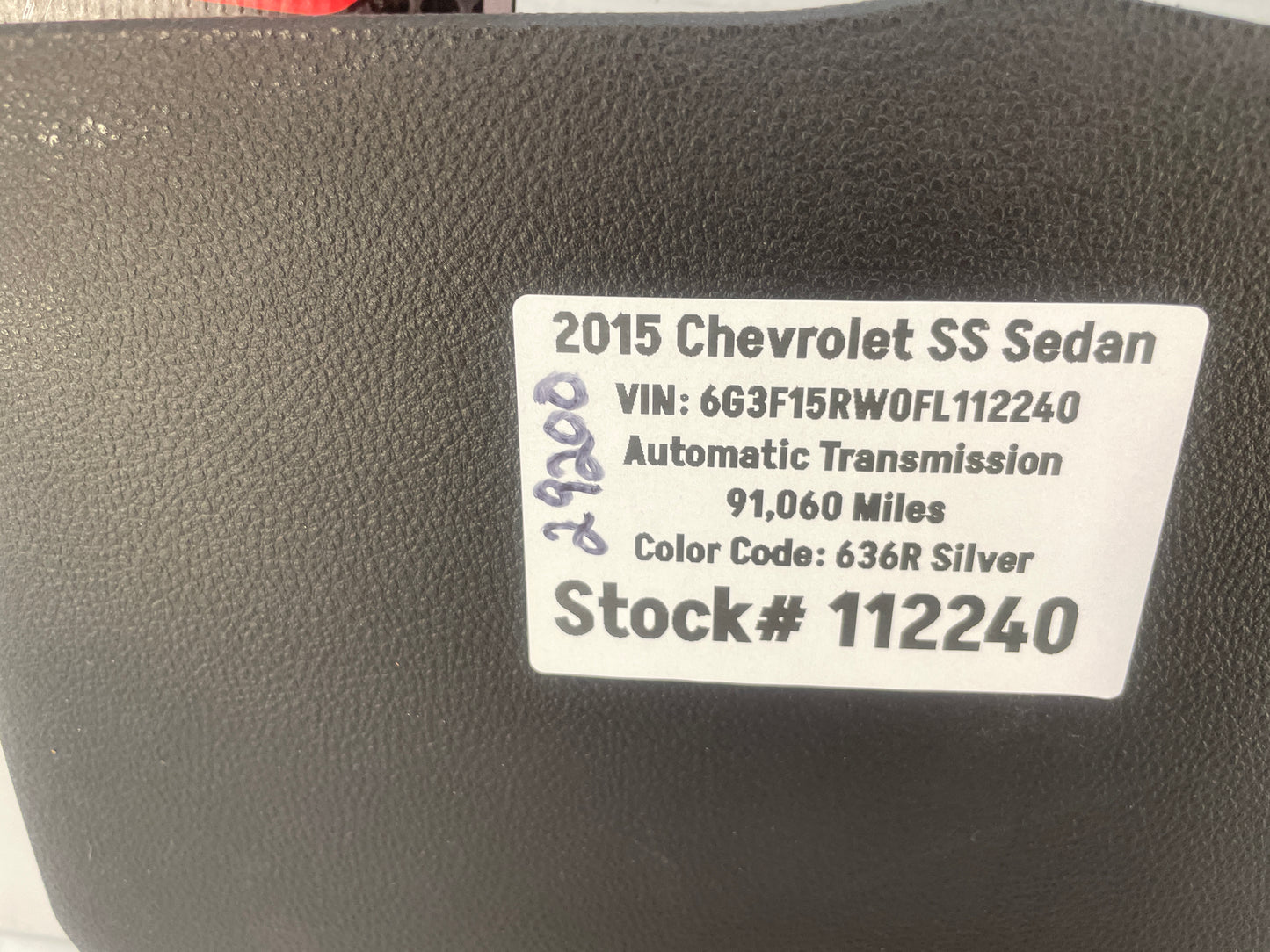 2015 Chevy SS Sedan RH Passenger Interior Kick Plate Panel Trim Sill Molding OEM