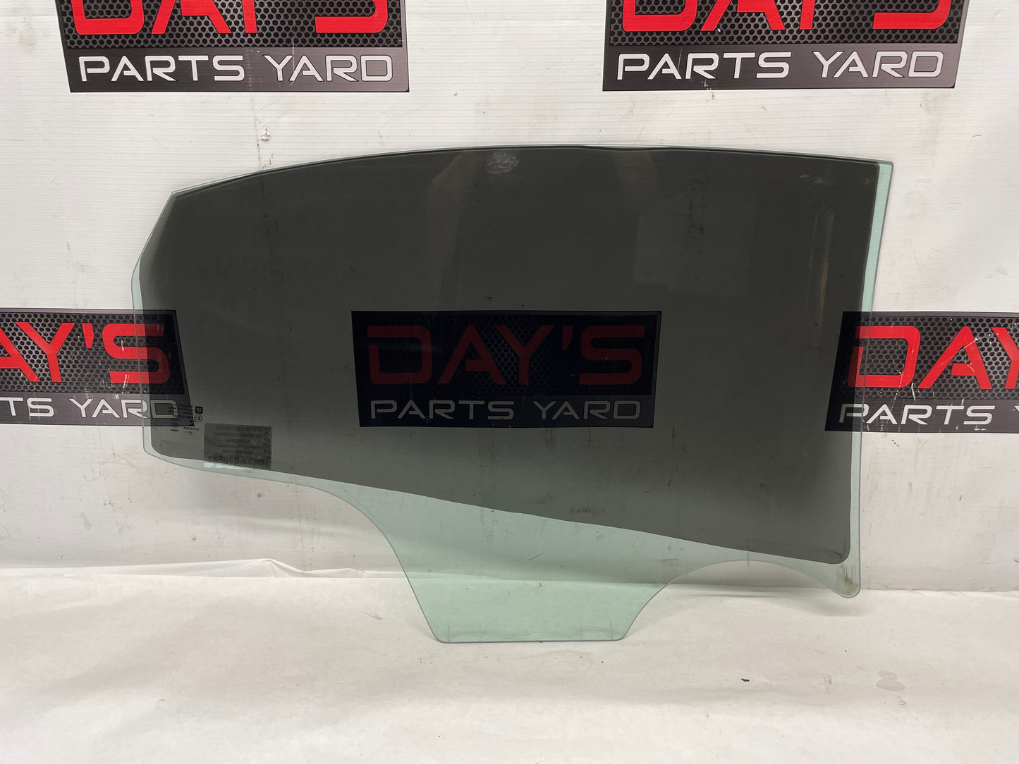 2013 Chevy Caprice LH Driver Rear Door Window Glass OEM - Day's Parts Yard