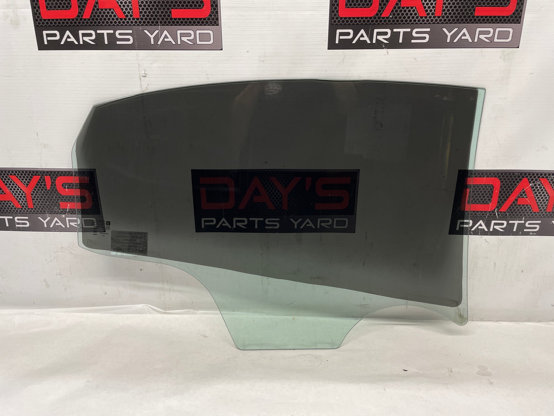 2013 Chevy Caprice LH Driver Rear Door Window Glass OEM - Day's Parts Yard
