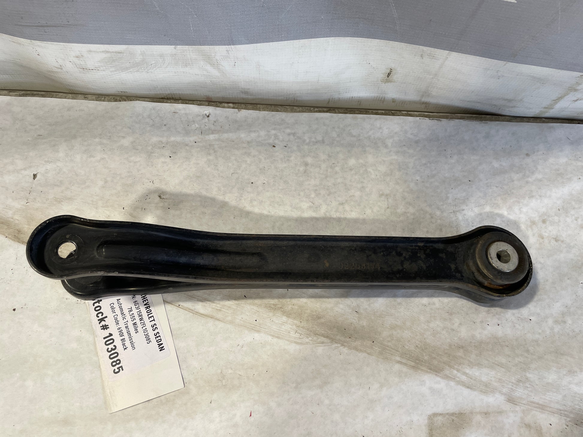 2015 Chevy SS Sedan Rear LH Driver Suspension Trailing Control Arm OEM - Day's Parts Yard