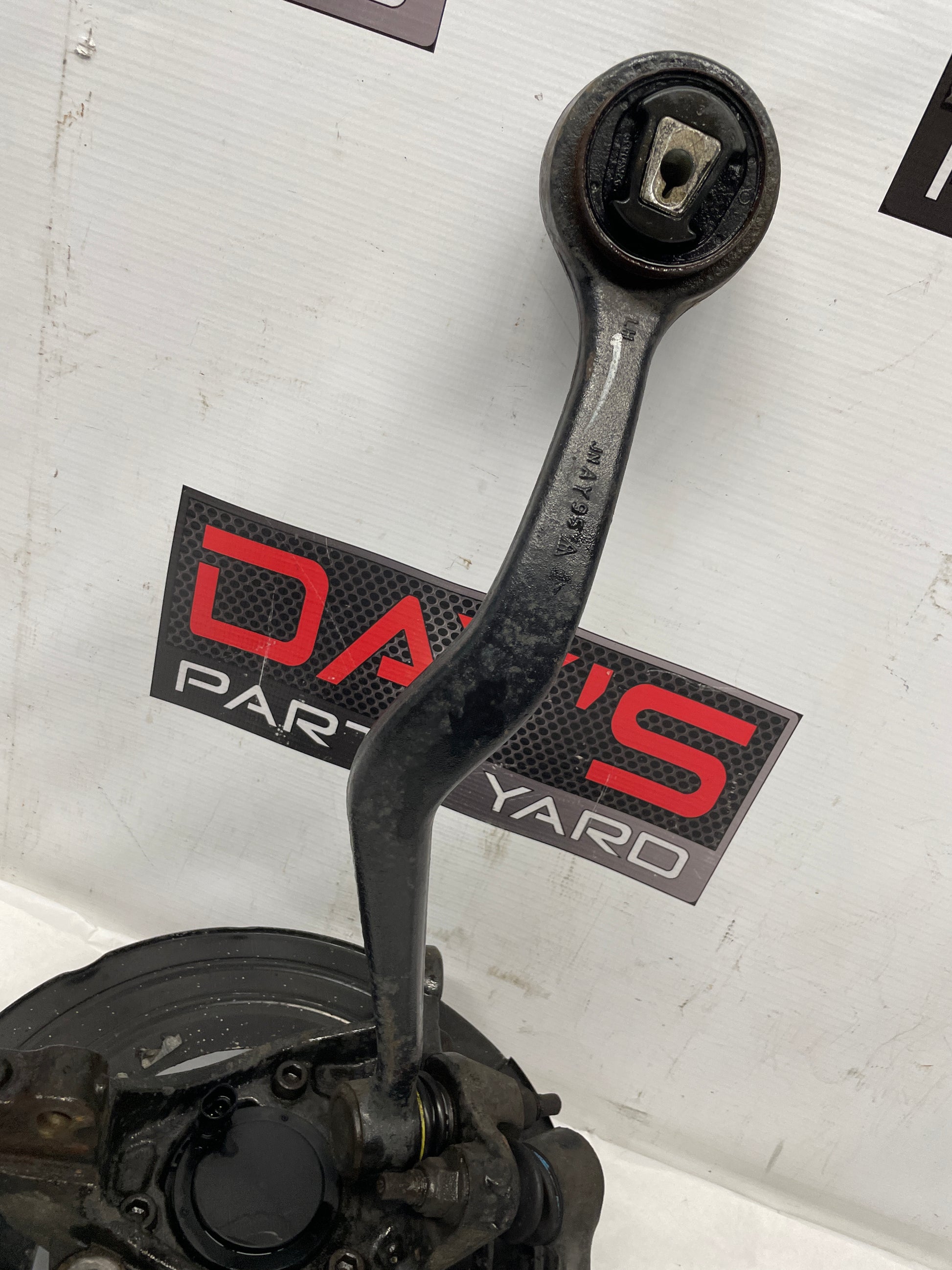 2013 Chevy Caprice LH Driver Front Suspension Spindle Hub Knuckle Control Arms OEM - Day's Parts Yard