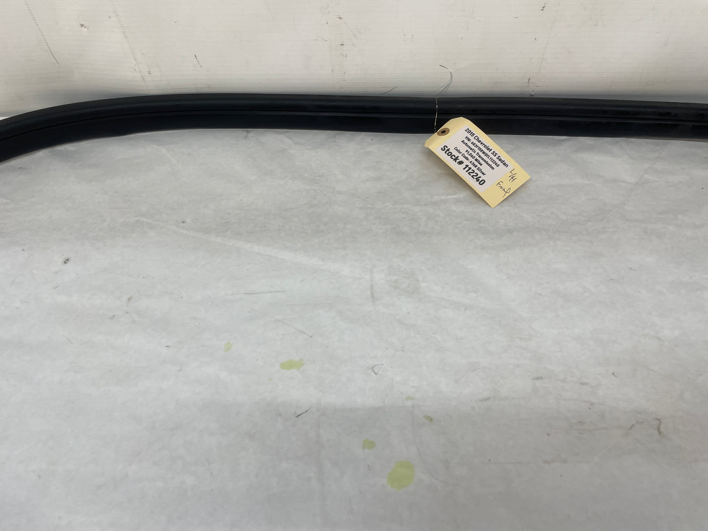 2015 Chevy SS Sedan LH Driver Front Door Weather Strip Rubber Seal OEM