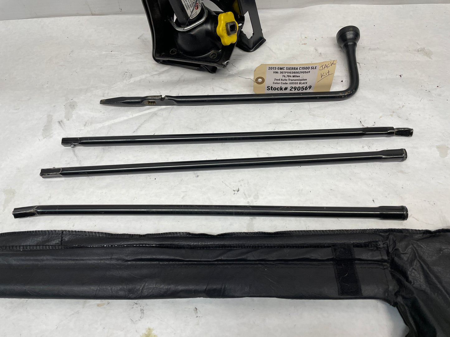 2013 GMC Sierra C1500 SLE Spare Tire Emergency Jack Kit with Tools Set OEM - Day's Parts Yard