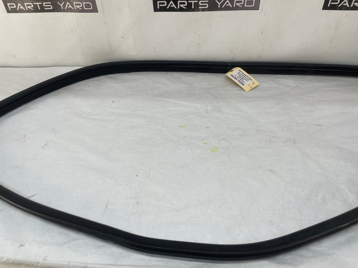 2015 Chevy SS Sedan LH Driver Front Door Weather Strip Rubber Seal OEM
