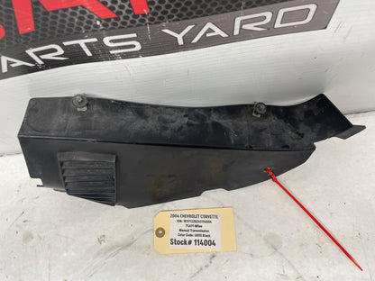 2004 Chevy C5 Corvette RH Passenger Front End Lower Splash Shield Outer Panel OEM - Day's Parts Yard