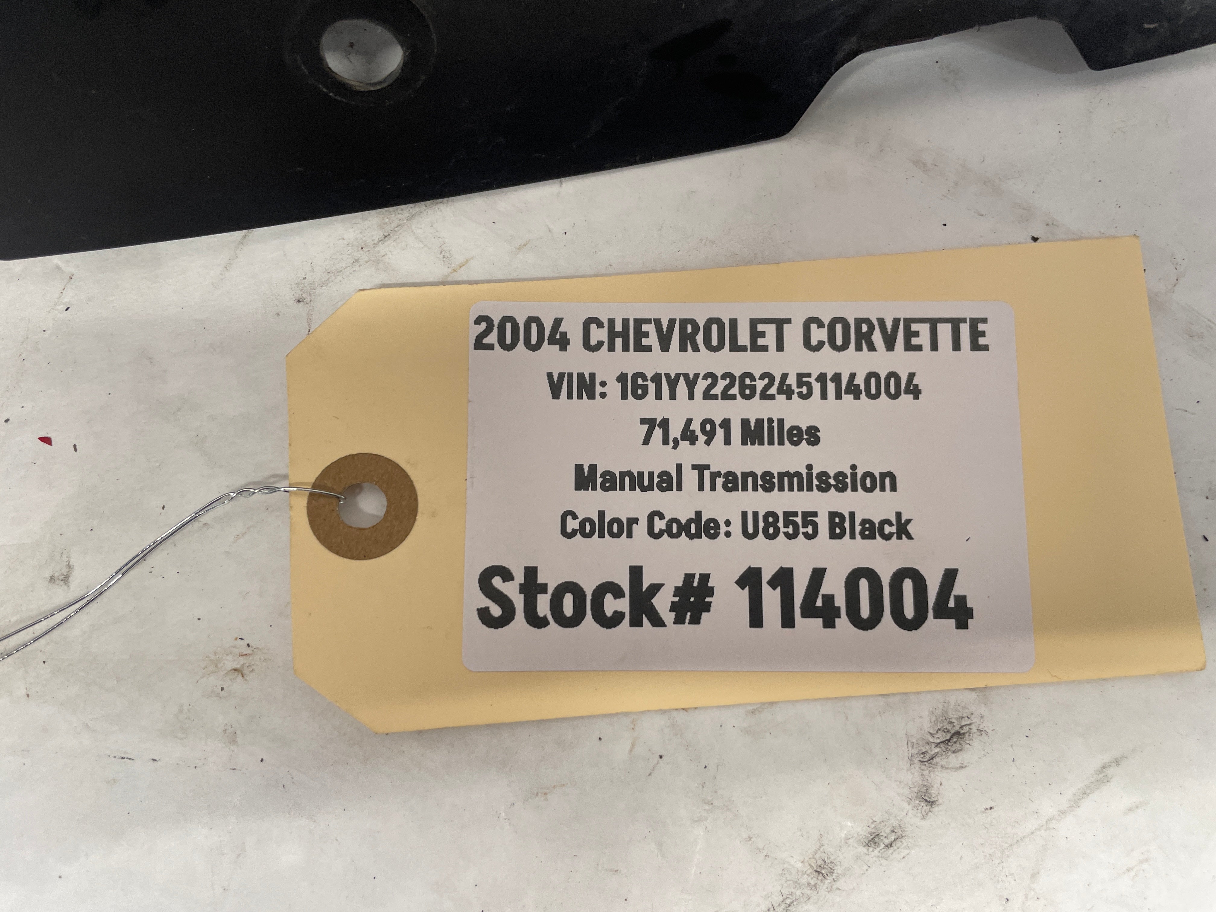 2004 Chevy C5 Corvette RH Passenger Front End Lower Splash Shield Oute