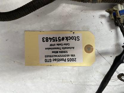 2006 Pontiac GTO Engine Motor Auto Transmission Wire Wiring Harness OEM - Day's Parts Yard