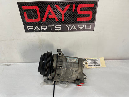 2013 Chevy Camaro SS AC A/C Air Conditioner Compressor w/ Hardware OEM - Day's Parts Yard
