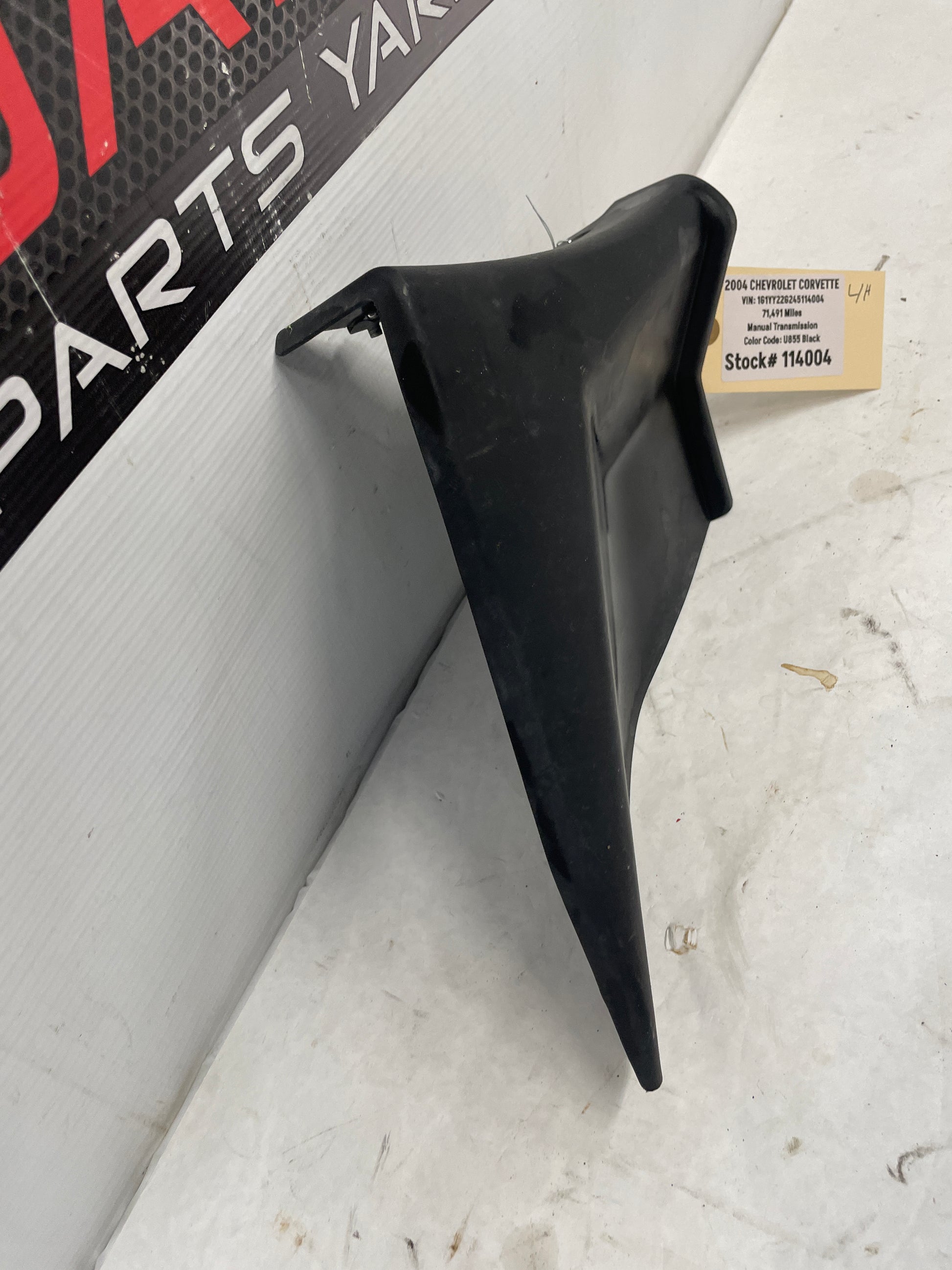 2004 Chevy C5 Corvette LH Driver Front Fender Lower Insert Panel OEM - Day's Parts Yard