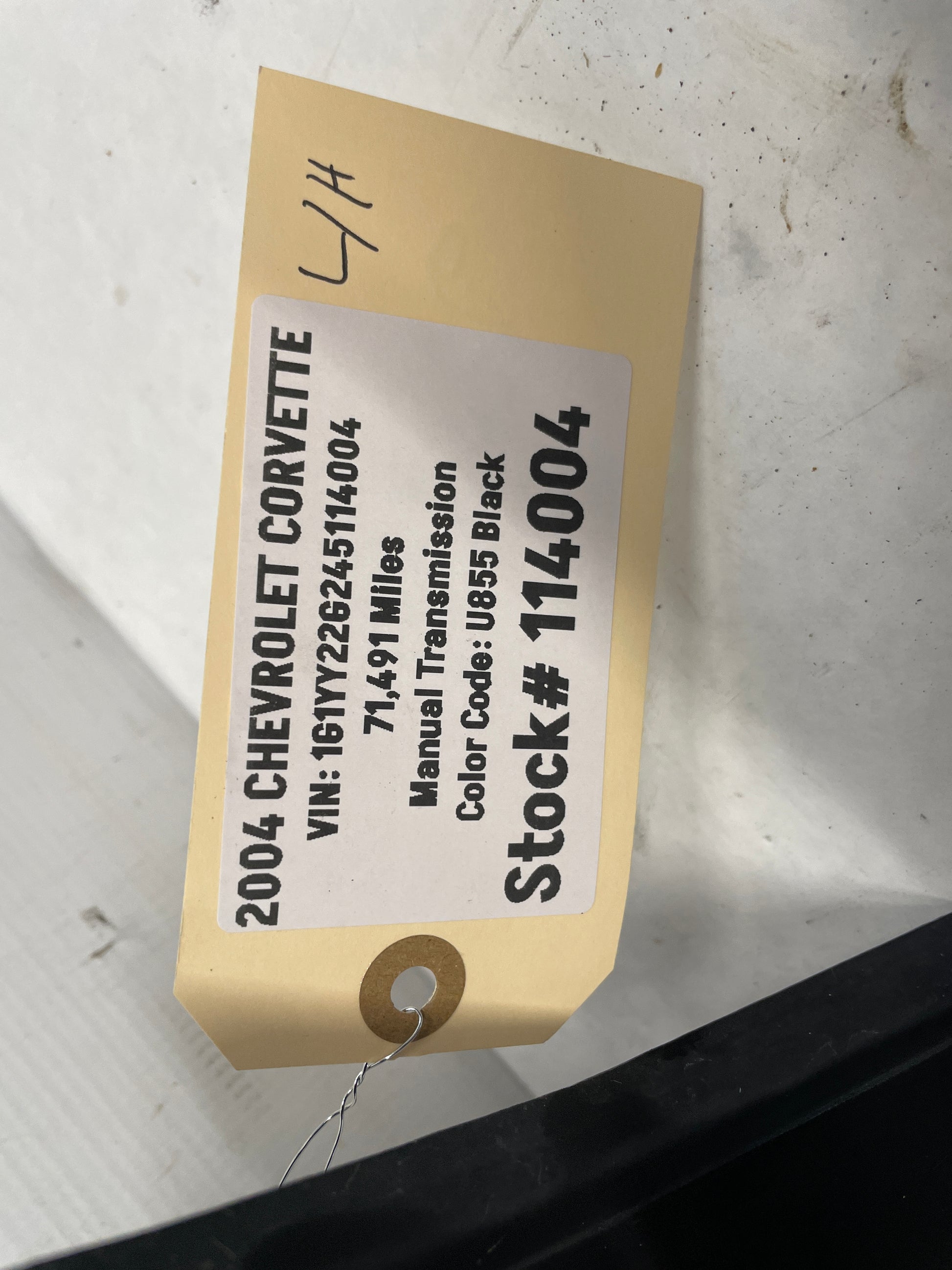 2004 Chevy C5 Corvette LH Driver Front Fender Lower Insert Panel OEM - Day's Parts Yard