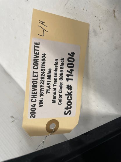 2004 Chevy C5 Corvette LH Driver Front Fender Lower Insert Panel OEM - Day's Parts Yard