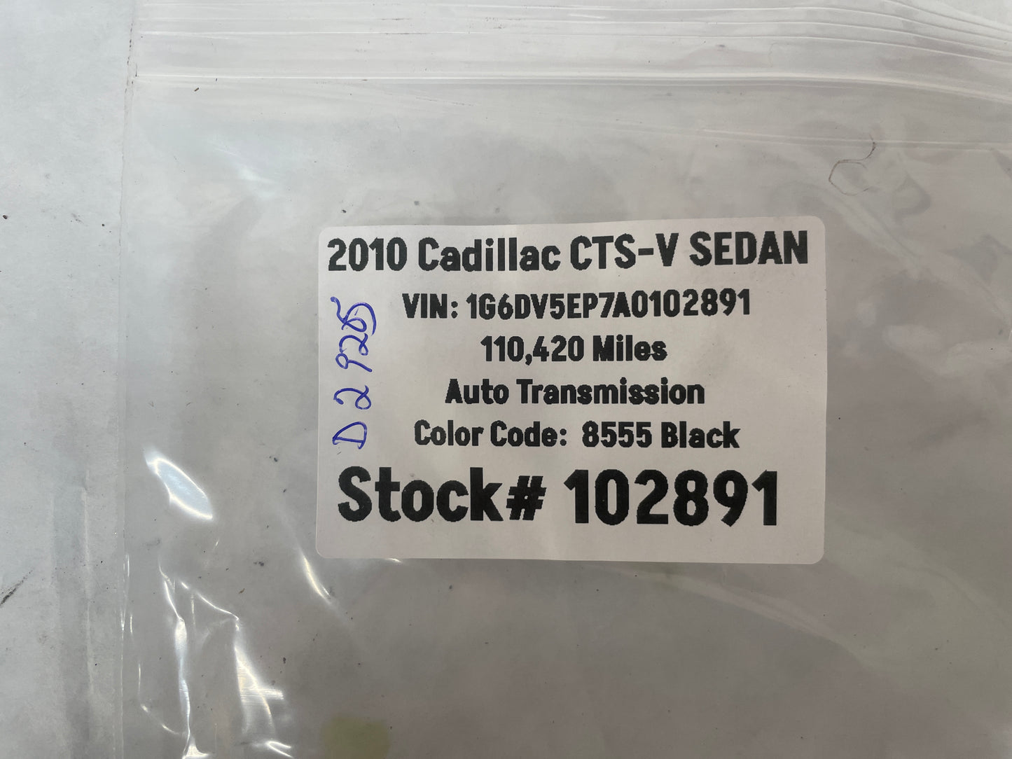 2010 Cadillac CTS-V Sedan RH & LH Upper Radiator Brackets OEM