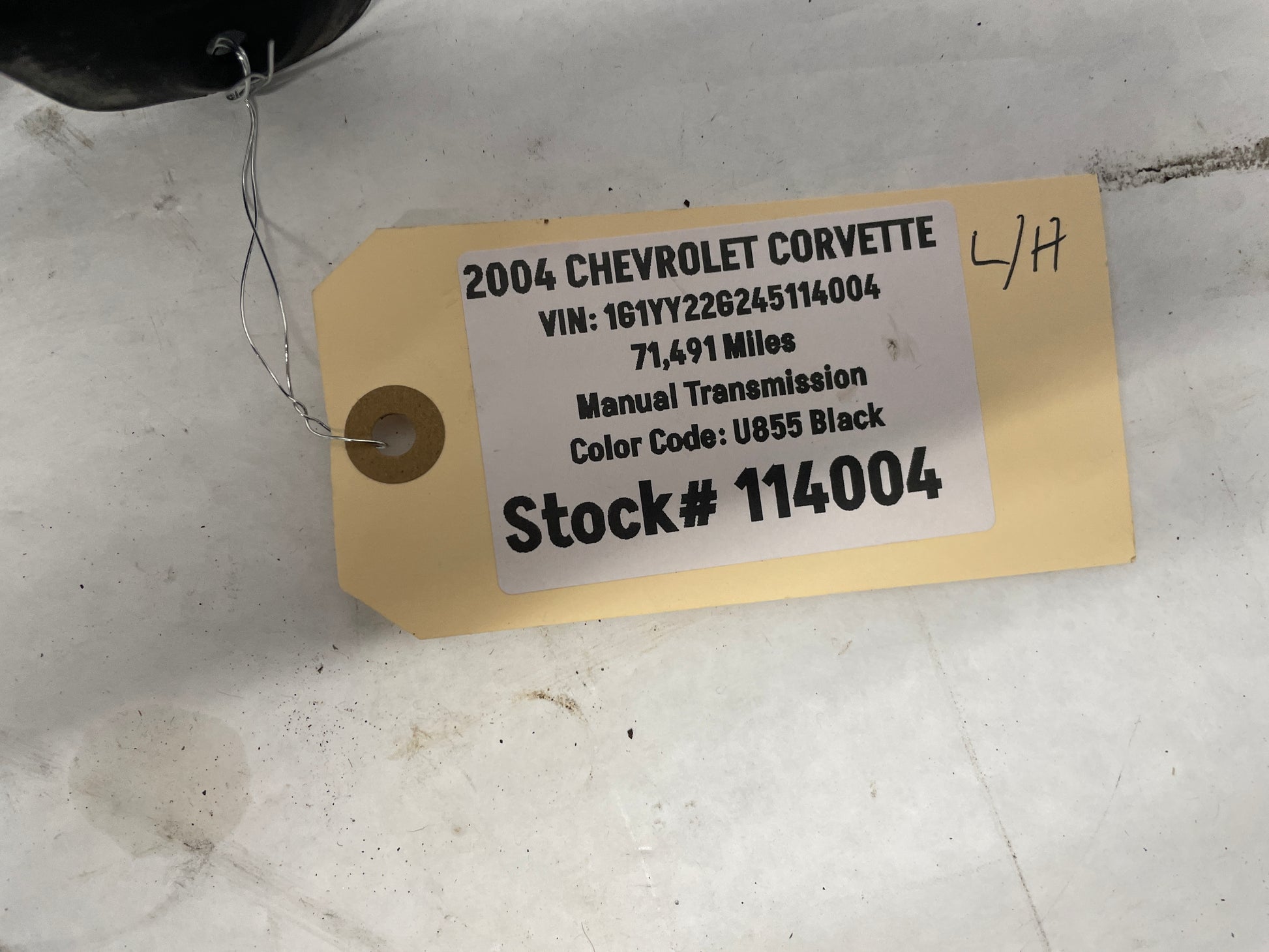 2004 Chevy C5 Corvette Front Driver Side Bumper Outer Valance Panel OEM - Day's Parts Yard