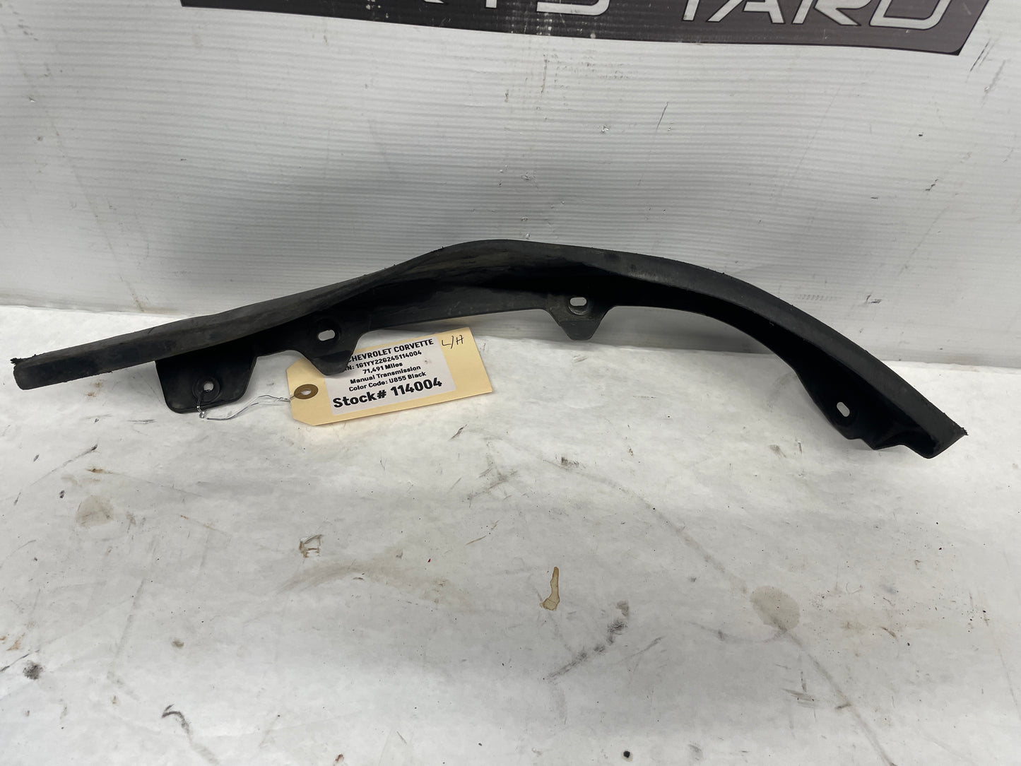 2004 Chevy C5 Corvette Front Driver Side Bumper Outer Valance Panel OEM - Day's Parts Yard