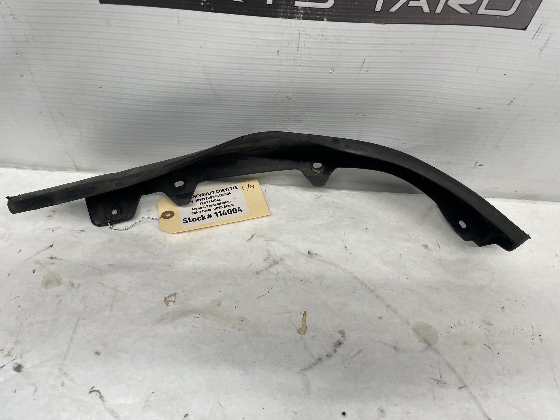 2004 Chevy C5 Corvette Front Driver Side Bumper Outer Valance Panel OEM - Day's Parts Yard