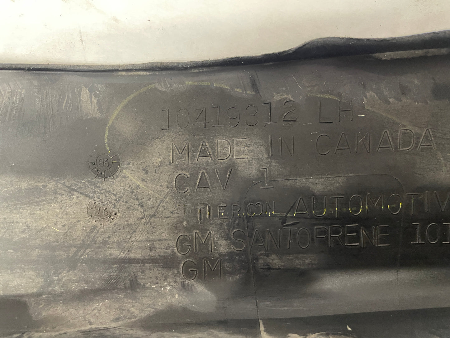 2004 Chevy C5 Corvette Front Driver Side Bumper Outer Valance Panel OEM - Day's Parts Yard