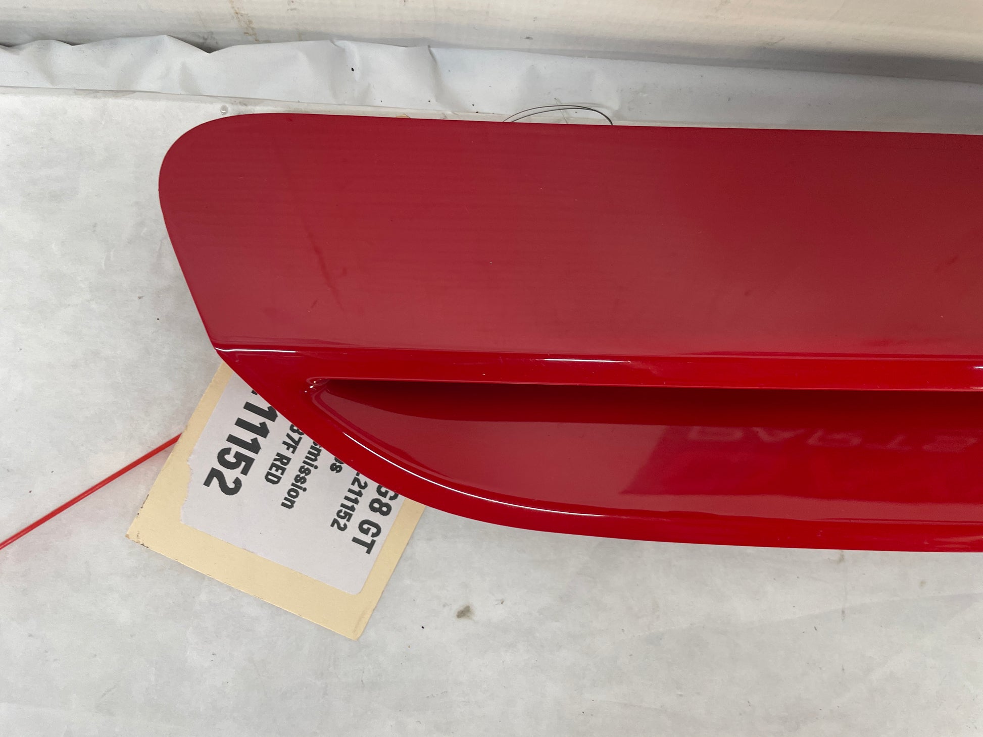 2009 Pontiac G8 GT RH & LH Hood Scoops Vents Red OEM - Day's Parts Yard